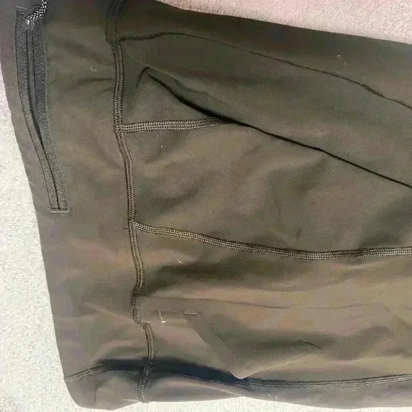 Lululemon Pace Rival Crop khaki size 6 like new - Picture 12 of 12